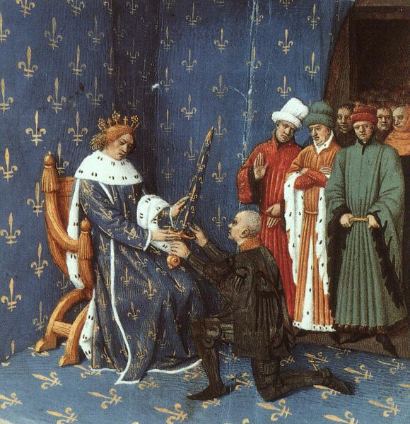 Jean Fouquet Bertrand with the Sword of the Constable of France Germany oil painting art